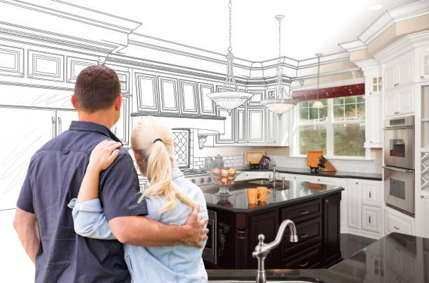 Professional Kitchen Island Installation technician working in Forest Lake, MN